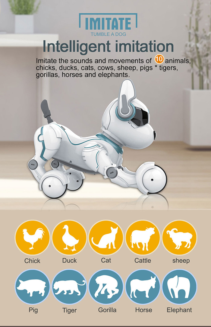 ChÃº ChÃ³ Robot ThÃ´ng Minh Smart Dog Leidy Dog JXD A001 Äiá»u Khiá»n Tá»« Xa vÃ  Giá»ng NÃ³i